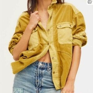 Thread And Supply Size Xs Corduroy Jacket Gold / Green